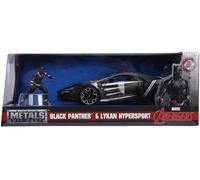 Jada Toys - 99723BK - Model LYKAN HYPERSPORT With Figure Black (Importación USA)