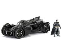 Jada Toys Batman Arkham Knight 1/24 2015 - Batmóvil de Metal con Figura, Color Negro