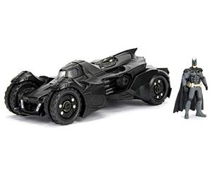 Jada Toys Batman Arkham Knight 1/24 2015 - Batmóvil de Metal con Figura, Color Negro