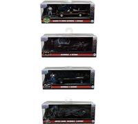 Jada Toys Batmobile-Coche de Juguete (Incluye Figura de Batman de Die-Cast, Escala 1:32), Color Negro, 13cm (5 Inches) (253213006)