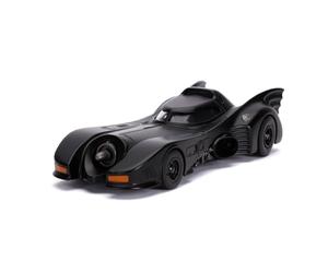 Jada Toys Batmóvil metálico 1989 con Figura de Batman, Escala 1:32, Modelo Coleccionable con carrocería de Metal y Puertas abatibles, réplica Oficial DC Comics, Fans Desde 8 años (9331704314R00)