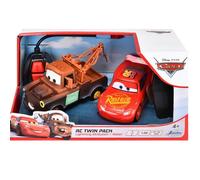 Jada Toys Cars Auto RC Lightning McQueen y Hook (Mater) 2 Autos Teledirigidos