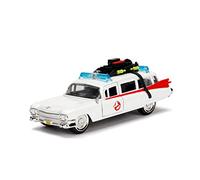 Jada Toys Cazafantasmas ECTO-1 metálico, Escala 1:32, Modelo Coleccionable con Puertas abatibles y Detalles Interiores, réplica Oficial de la película para Fans Desde 8 años (9399748314R01)