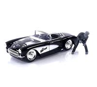 Jada Toys- Chevrolet - Coche en Miniatura de colección, 32195BK, Color Negro