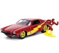 Jada Toys- Chevrolet - Coche en Miniatura de colección, 33086R, Rojo y Amarillo