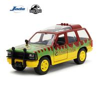 JADA Toys - Coche de Juguete de Metal Fundido a Presión, Escala 1:32, Colección Jurassic Park, Ford Explorer Tour Vehicle 1993, Hollywood Rides JD34443
