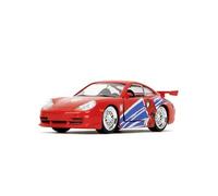 Jada Toys Coche de Spider-Man Porsche 911 GT3 RS (13,5 cm) - Modelo de Coche de superhéroe de Metal con Puertas para Abrir, Juguete Marvel para Fans y niños a Partir de 8 años