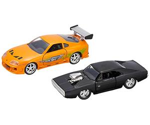 Jada Toys- Coche Miniatura de Colección, 31981OR/BK, Naranja/Glossy Black