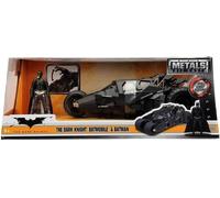 Jada Batman El Caballero Oscuro - Vehículos Metals Die Cast - Batmóvil, con figurita de Batman incluída