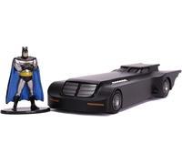 Jada Batman Toys The Animated Series Hollywood Rides Diecast Model 1/32 Batmobile with Fig
