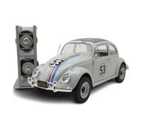 Jada Toys Disney Herbie The Love Bug (19 cm) - Volkswagen Beetle - Modelo de Coche de Metal con Piezas para Abrir, para coleccionistas y Fans a Partir de 8 años