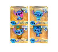 Jada Toys Disney Stitch - Figura Decorativa (1 Unidad, 6,5 cm) | 1 de 4 figuras metálicas aleatorias pijama, hielo, piña o superhéroe, ola 4