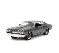 Jada Toys Fast and Furious 1970 Chevrolet Chevelle SS Model Car (Grey) - Film Ca