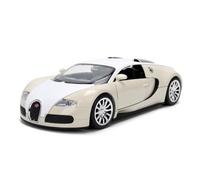 Jada Toys Fast and Furious Bugatti Veyron 2011 - Modelo de Coche (19 cm) | F&F 7 - Coche de juguete de metal con piezas de apertura para fans y coleccionistas a partir de 8 años, color blanco