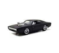 Jada Toys Fast & Furious 1/24 1970 Dodge Charger Matt Black Metal