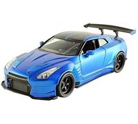 Jada- Nissan GT-R Fast and The Furious Ninguno Coche de colección Miniatura, Color Azul, 1/24ème (98271)