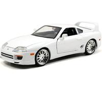 Jada Toys Fast & Furious 1:24 de Brian Toyota Supra Die-Cast Coche Blanco, Toys