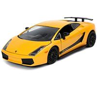 Jada Toys Fast & Furious 1:24 Lamborghini Gallardo Superleggera Coche fundido a presión amarillo, juguetes para niños y adultos