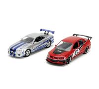Jada Toys Fast & Furious Twin Pack 1:32 Wave 4/2 Coche de Juguete Modelo de Coche Set de Juego