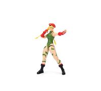 Jada Toys Figura de acción Street Fighter II Cammy - Coleccionable a Escala 1:12 - Incluye Cabezas, Manos y Accesorios Intercambiables - A Partir de 13 años - Nostalgia clásica de Videojuegos