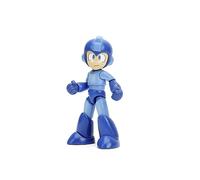 Jada Toys - Figura de Mega Man (11,5 cm) - Figura móvil de colección y acción de la Serie de Videojuegos Megaman, con Cabeza, Manos y Accesorios alternativos, para Fans y coleccionistas de