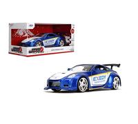 Jada Toys JDM Tuners - Afinadores a Escala 1:24 Fundido a presión 2003 Nissan 350Z Exedy, Puertas de Apertura, Interior detallado, neumáticos de Goma, Coleccionable para Mayores de 8 años (Azul