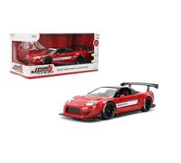 Jada Toys JDM Tuners Escala 1:24 fundido a presión 2002 Honda NSX Type-R Japan Spec - Puertas de apertura, interior detallado, neumáticos de goma, coleccionable para mayores de 8 años (rojo)