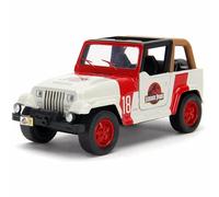 Jada Toys Jeep Wrangler Jurassic Park, Coche Metal, Coleccionismo, Multicolor, 19 cm