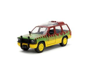 Jada Toys Jurassic Park 1993 Ford Explorer metálico, Escala 1:32, Modelo Coleccionable con Puertas abatibles y Rueda Libre, réplica Oficial de la película, para Fans Desde 8 años (9331956314R00)