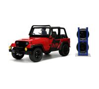 Jada Toys Just Trucks 1:24 1992 Jeep Wrangler Die-cast Car Red (Importación USA)