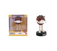 Jada Toys M&Ms Brown - Figura de Metal Marrón (10 cm) Con Pintura Metálica, para Coleccionistas y Amantes del Chocolate
