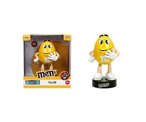 Jada Toys M&Ms - Figura Decorativa de Metal con Pintura metálica, 10 cm, Color Amarillo