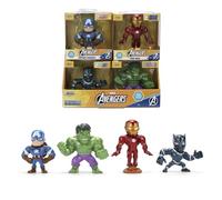 Jada Toys Marvel Avengers Figura (1 Unidad) - 1 de 4 Figuras coleccionables de Metal (Ironman, Capitán América, Hulk, Black Panther) para Fans y coleccionistas a Partir de 8 años, selección al Azar