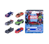 Jada Toys Marvel Coche (1 Pieza) de Metal - 1 de 6 Coches de Carreras de superhéroes con Rueda Libre, Juguete para niños a Partir de 3 años, selección aleatoria 7 cm