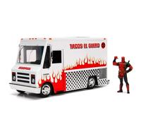JADA Toys Marvel Deadpool & Taco Truck Die-cast Car, 1:24 Scal (Importación USA)