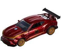Jada Toys Marvel Iron Man 2016 Chevy Camaro SS - Coche de Juguete Fundido a presión a Escala 1:32 con Puertas de Apertura, neumáticos de Goma, Color Rojo