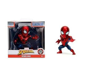Jada Toys Marvel Spider-Man Figur(Spiderman) - 1 Figura Coleccionable de Metal para Fans y coleccionistas a Partir de 8 años, Aprox. 6,5 cm de Alto