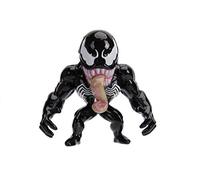 JADA Toys Marvel Spider-Man Venom Metals - Figura de juguete coleccionable fundida, 4 pulgadas, negro con limo