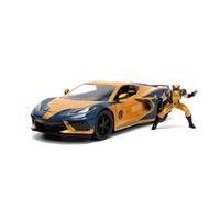 Jada Toys Marvel Wolverine X-Men 1:24 2020 Chevy Corvette Die- (Importación USA)