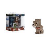 Jada Toys Minecraft - Figura de película (1 Unidad) - 1 Figura Coleccionable de Metal (Dennis) para Fans y niños a Partir de 8 años, 6,5 cm