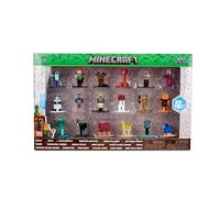 Jada Toys Minecraft Set nanofiguras metálicas 4 cm, 18 Personajes icónicos del Videojuego, Figuras Die-Cast Oficiales coleccionables, colección Premium para Fans y Gamers Desde 3 años (9336782314R00)