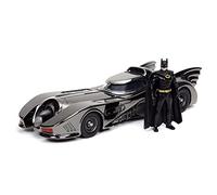 Jada Toys Next Level 1989 - Coche de Batmóvil (escala 1:24, cabina de apertura, cañones abatibles, portón trasero para abrir, incluye figura de Batman, edición especial, embalaje numerado individual),