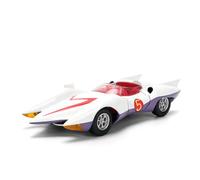 Jada Toys Speed Racer Mach 5 (1:32) - Legendario vehículo de anime como modelo de coche de metal con puertas que se abren e interior de detalles, coche de coleccionista para fans y niños a partir de 8