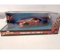 Jada Toys SPIDERMAN Spider-Man Ford GT 2017 + Figura 1/24 253225002