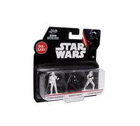 Jada Toys Star Wars Nano Die-Cast Figuras Juego de 3 Figuras de Stormtrooper, Darth Vader, Stormtrooper 2, 4 cm, 1,65 Pulgadas, Multicolor
