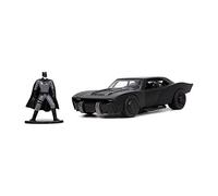 Jada Toys The Batman - Batmóvil coche metal, escala 1:32, con figura de metal, coleccionismo, color negro (253213008)