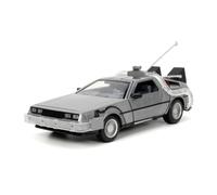 Jada Toys Time Machine Back to The Future 1, 1:24, Color Plata (Importación USA)
