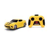 Jada Toys Transformers RC Bumblebee Chevrolet Camaro (14 cm) - Coche teledirigido de 1 Canal de Control 2,4 GHz para Fans y niños a Partir de 3 años, Incluye Mando a Distancia Escala 1:32