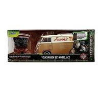 Jada Toys Transformers Wheeljack VW Bus (T7) - Volkswagen Bulli de Transformers 7: Ascenso de Las Bestias, el Coche a Partir de 8 años con Moneda Coleccionable, 1:24, 19 cm