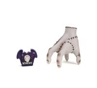 Jada Toys - Wednesday Addams Thing RC - Compañero de Control Remoto de tamaño Real - Diseño Realista, Carga USB, Juguete para Adultos y niños